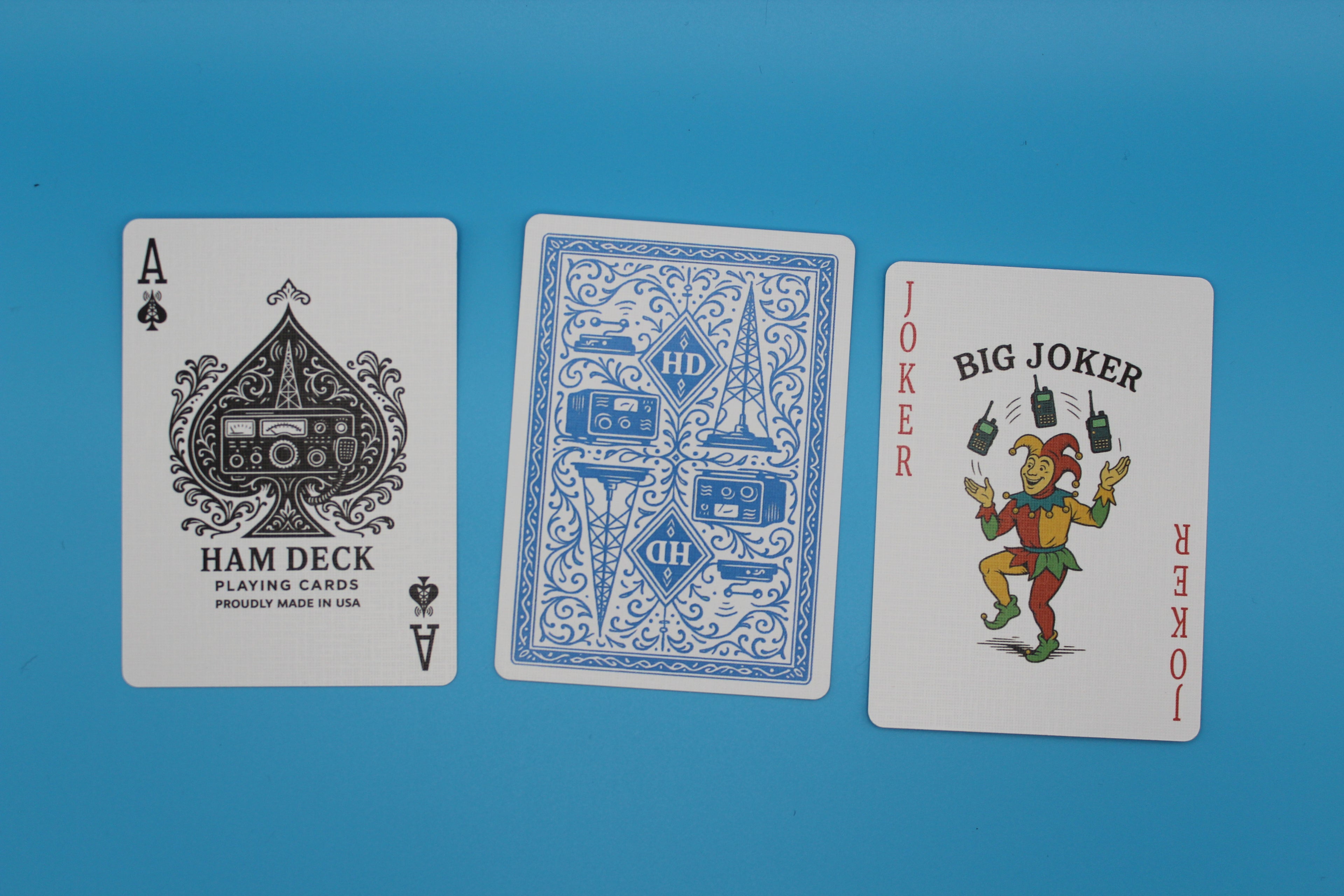Ham Deck - Blue Back